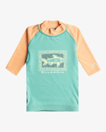Sharky - Camiseta de Surf de Manga Corta con Protección Solar UPF 50 para Bebés