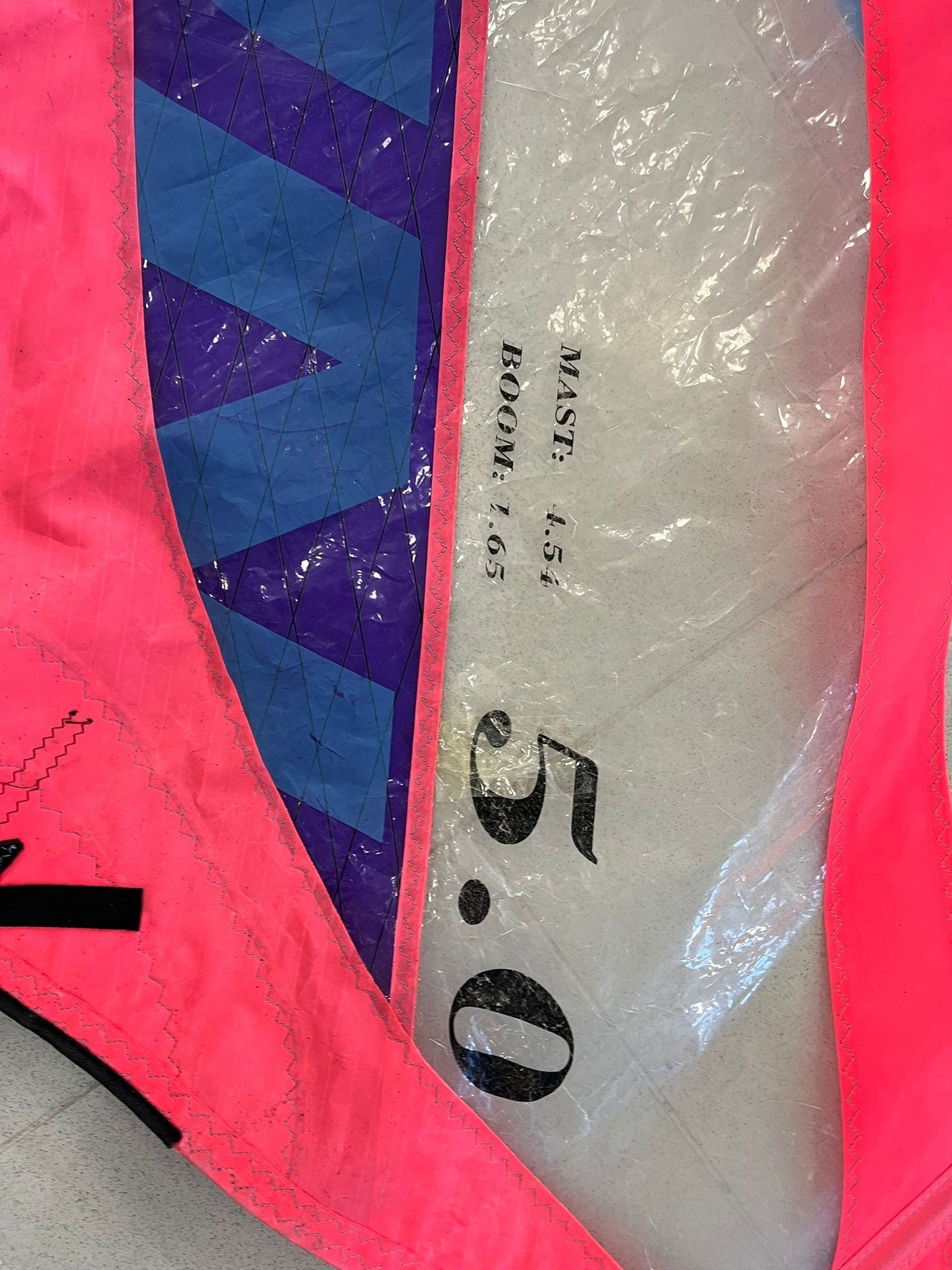 Vela de windsurf segunda mano gun wave 5.0