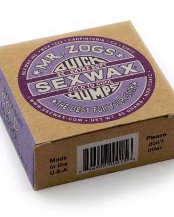 Parafina Sex Wax Lila | Extra Soft para Aguas Frías (< 14°C)