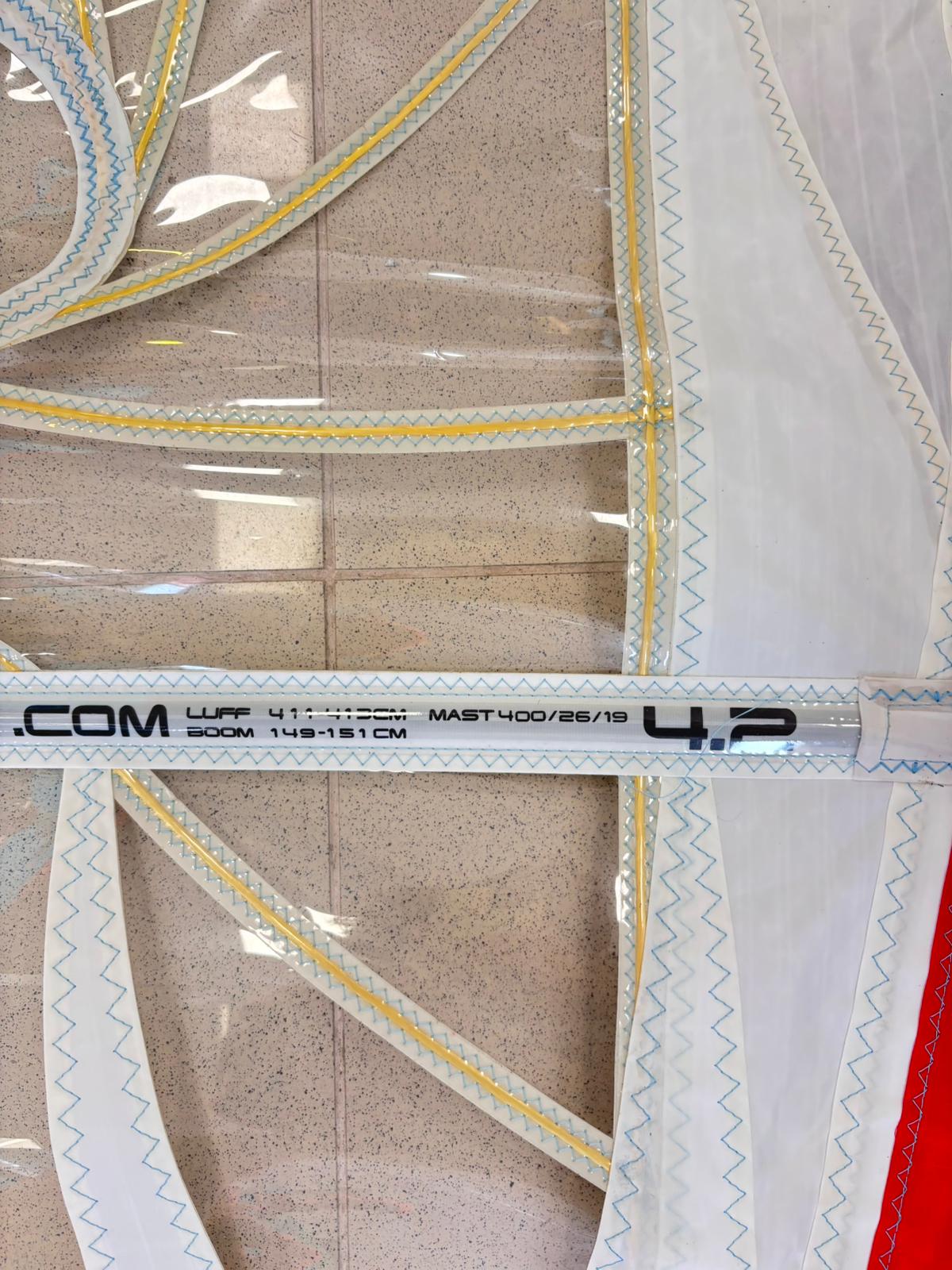 Vela de windsurf Hot Sails Psylone 4.2m nueva