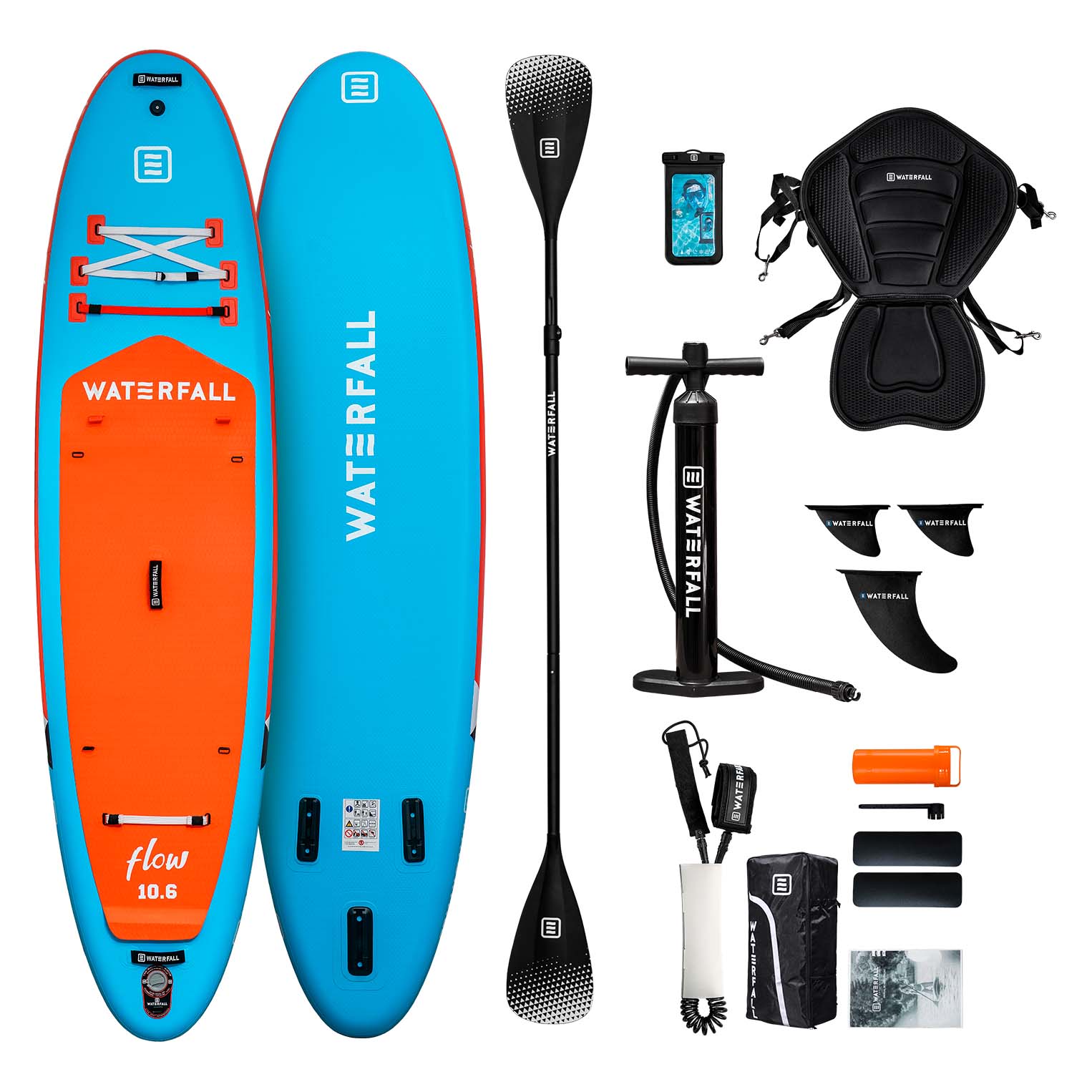 Tabla iSUP Waterfall 10’6” All-Around Pack Kayak